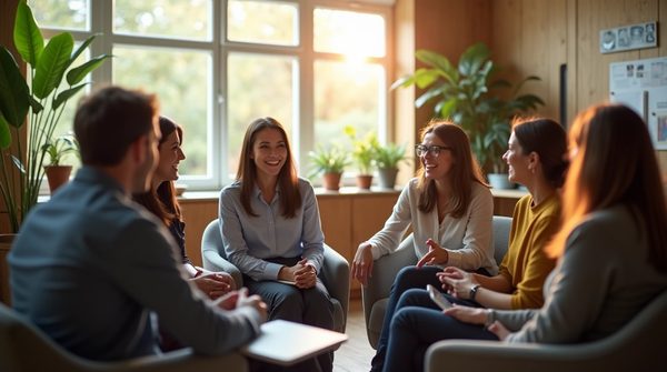 Soutien mutuel et échanges enrichissants dans une communauté de managers